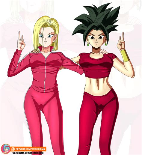 Topless Caulifla, Kefla, Android 18 WiP